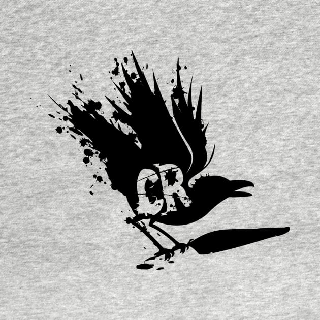 Cryptic Raven - Logo / Black by CrypticRaven